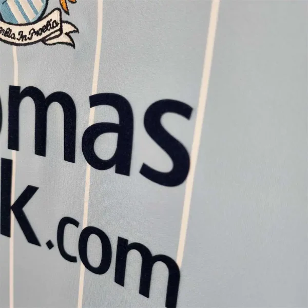 2007/08 Manchester City Retro Home Jersey - Image 5
