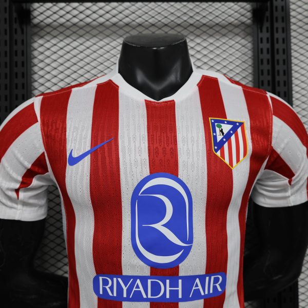 Atletico Madrid Home Shirt Soccer Jersey Player Version 25-26 - Image 3