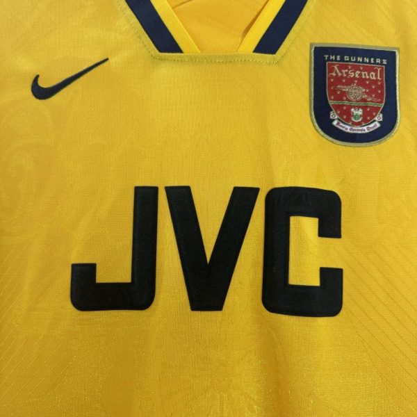 Arsenal Retro  Away Football Shirt 1996-1997 - Image 4