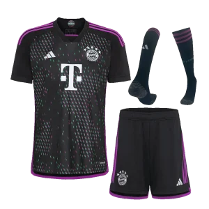23-24 Bayern Munich Away Whole Kit （Jersey+Shorts+Socks）