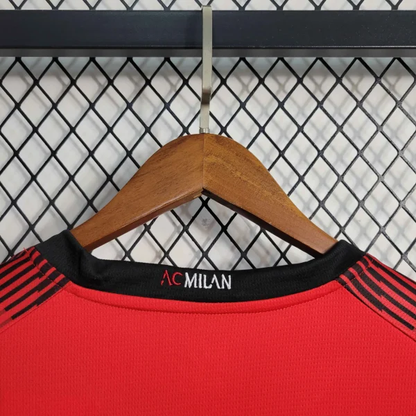 23-24 AC Milan Home Long Sleeve Jersey - Image 10