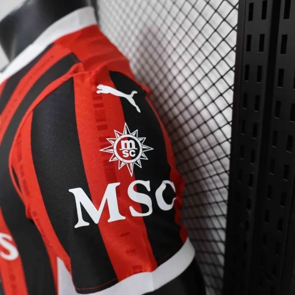 24-25 AC Milan Home Soccer Jersey Player Version - Image 7