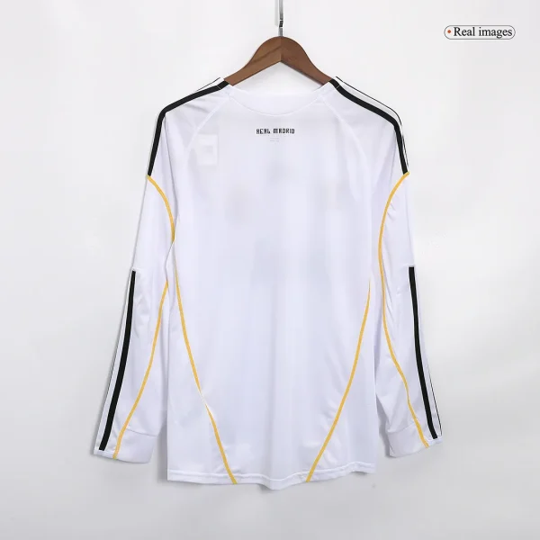 2009/10 Real Madrid Retro Home Long Sleeve Jersey - Image 2