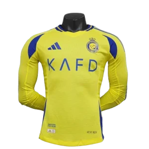 24-25 Al Nassr Home Long Sleeve Jersey Player Version