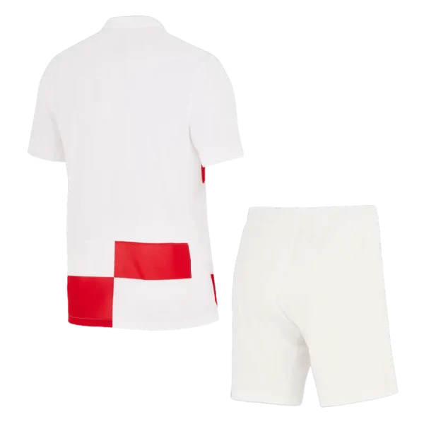 Men's Croatia Home Kit(Jersey+Shorts) Euro 2024 - Image 2