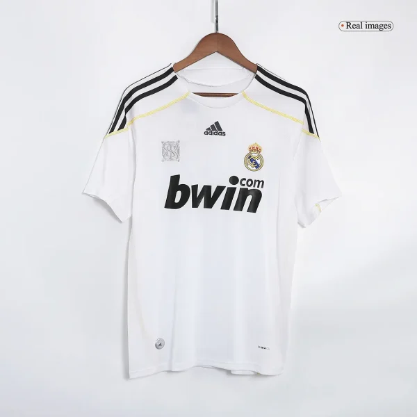 2009/10 Real Madrid Ronaldo #9 Retro Jersey Home - Image 2