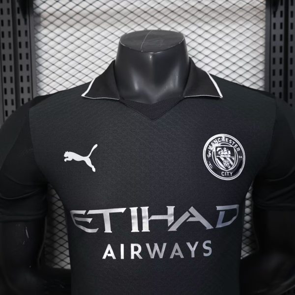 Manchester City Black 3th Away Football Shirt 2025/2026  Player Version - Image 3