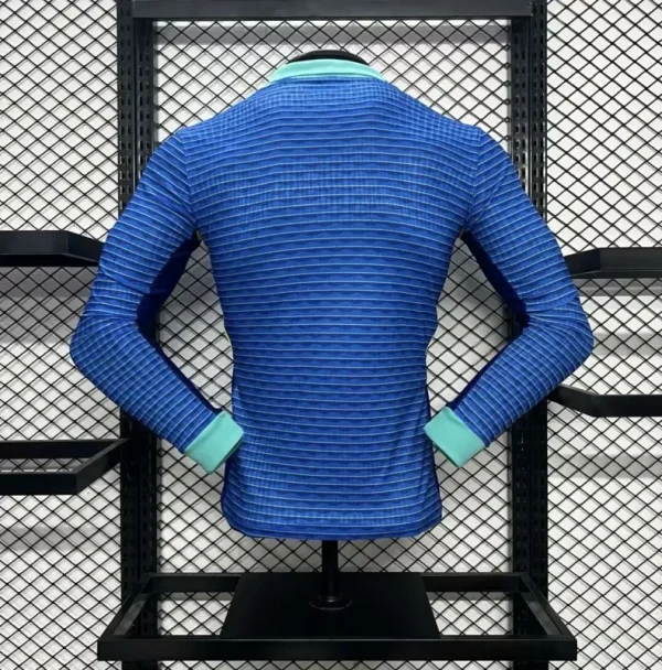 Nike Authentic Soccer Jersey Brazil Away Shirt Long Sleeve 2024 - Image 3