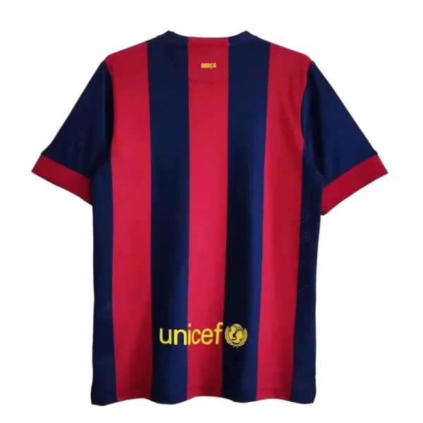14-15 Barcelona Messi #10 Neymar Jr #11 Retro Jersey Home - Imagen 8