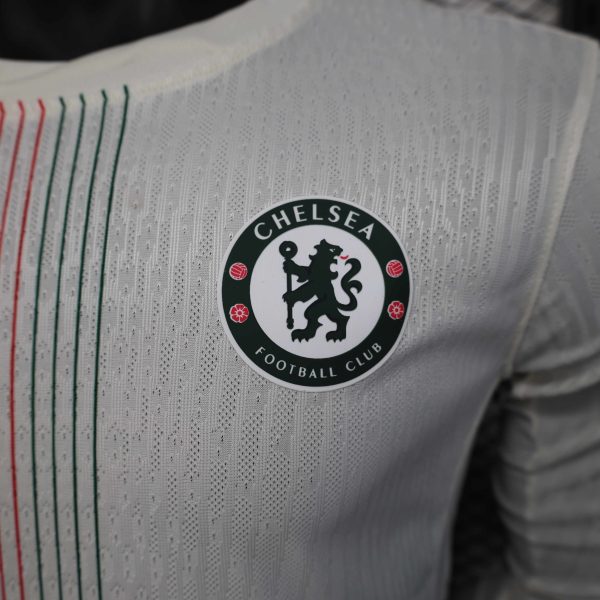 Chelsea Away Shirt Football Jersey Long Sleeve Player Version 25-26 - Image 5