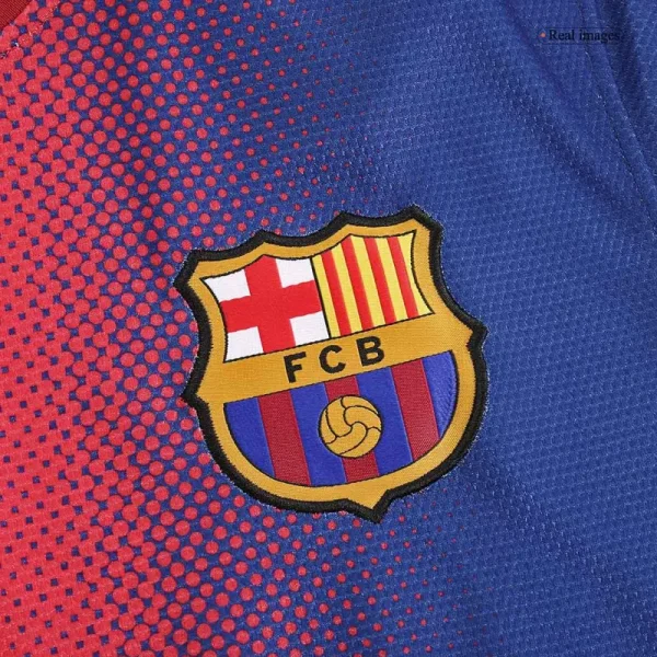 12-13 Barcelona Retro Jersey Home - Image 6