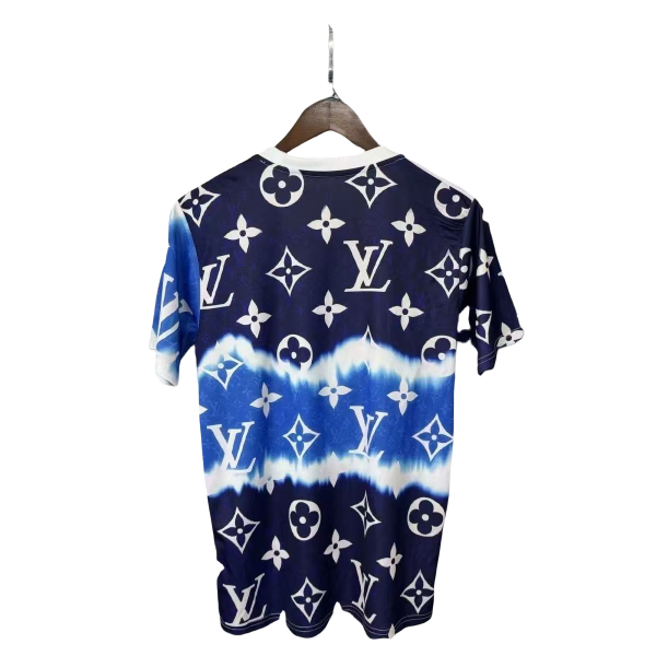 2025-26 Real Madrid Men's Polo Shirt Biue - Image 2