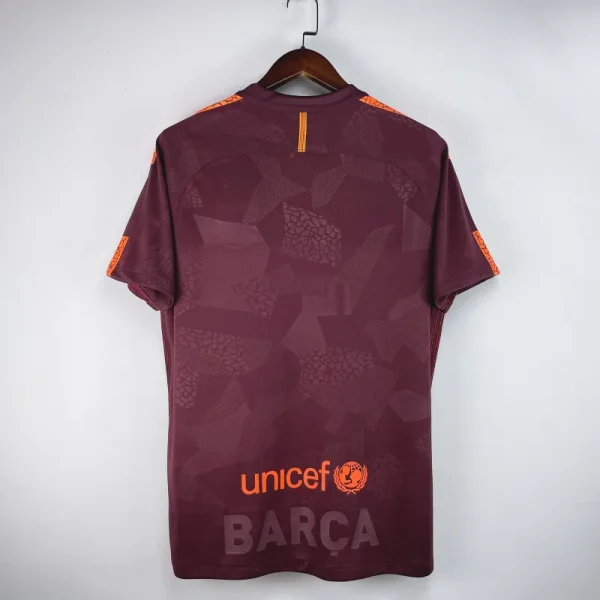 17-18 Barcelona Third Away Retro Jersey - Image 4