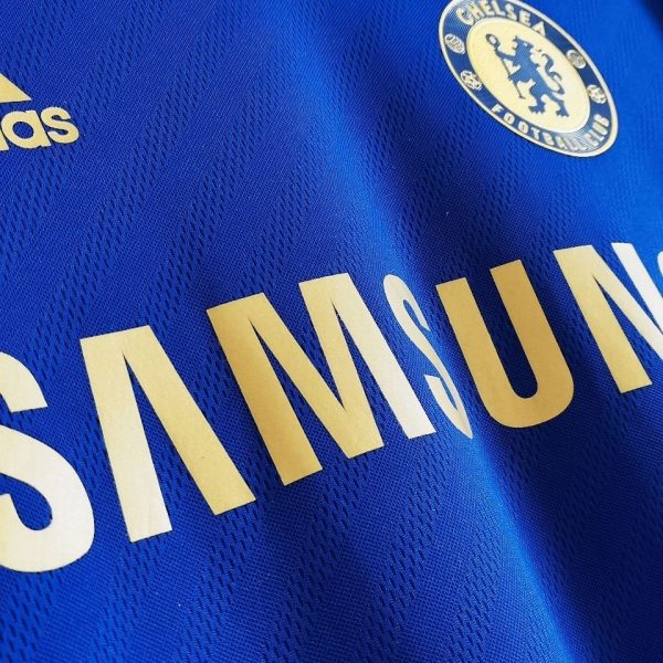 Chelsea Home Retro Long Sleeve Shirt Soccer Jersey 12-13 - Image 5