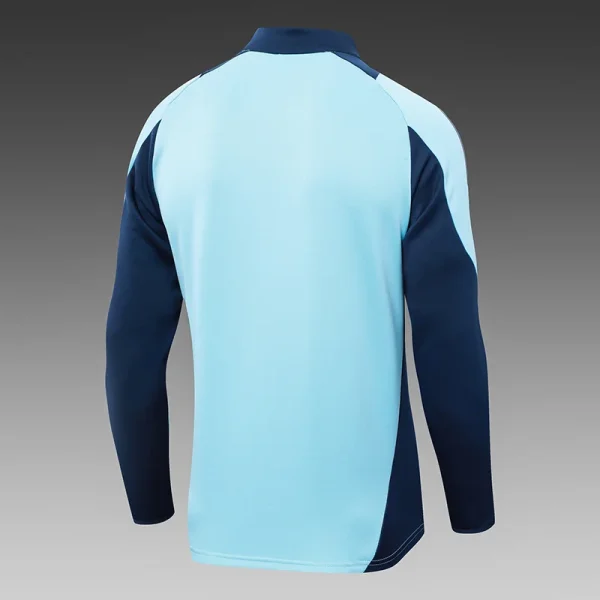 Arsenal Half-Pull Training Suit Baby Blue Football Shirt 2024/2025 - Image 4