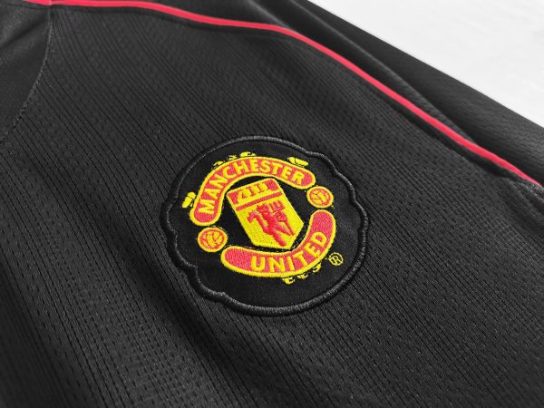 07-08 Retro Long Sleeve Manchester United #7 Ronaldo Third  Away Soccer Jersey - Image 5