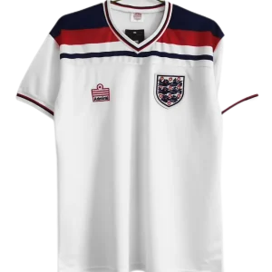 1982 England Retro Soccer Jersey Home Replica