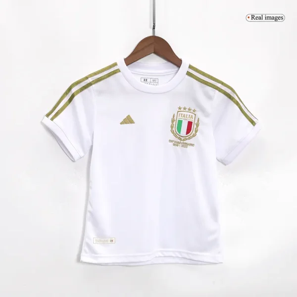 Kids Italy 125th Anniversary Kit Jersey+Shorts 2023 - Image 3