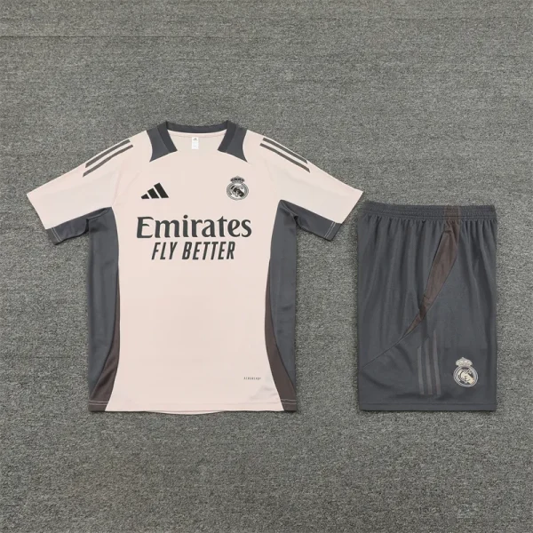 24-25 Real Madrid Pre-Match Training Jersey Kit - Image 3