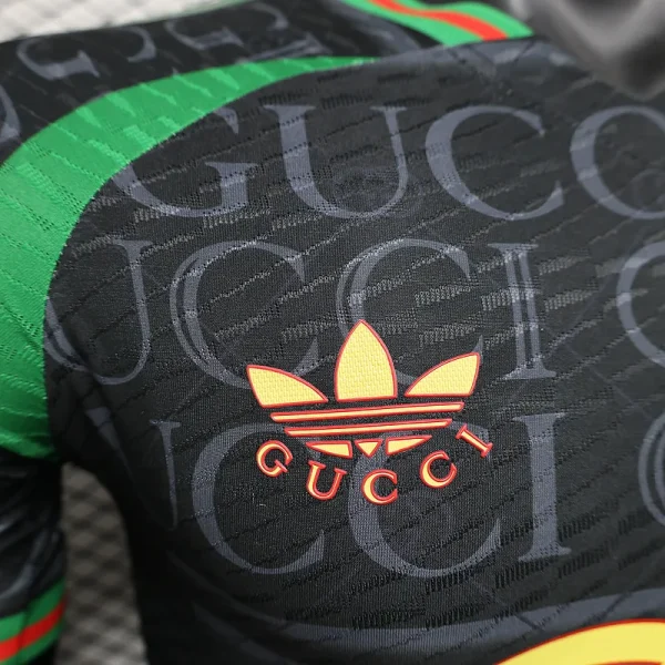 24-25 Real Madrid VS GUCCI Black Player Version Jersey - Image 5