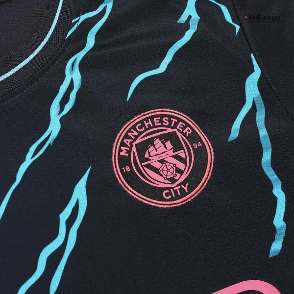 2023/24 Manchester City Third Away Kit Jersey+Shorts - Image 5