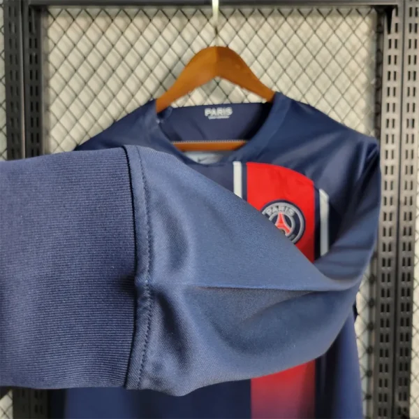 23-24  PSG Home Long Sleeve Jersey - Image 8