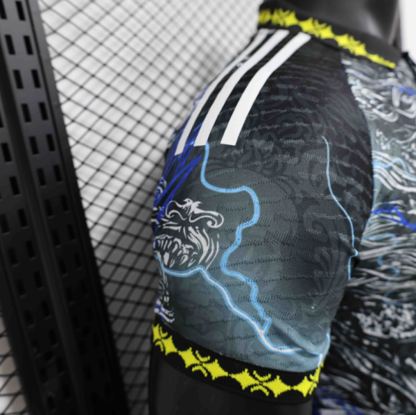 24-25 Real Madrid Dragon Black$Blue Special Edition Player Version Shirt - Image 8
