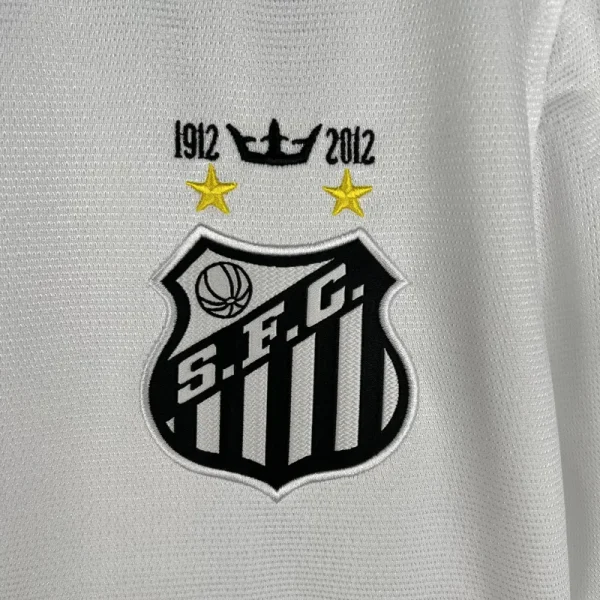 2012-13 Santos FC Home Retro Jersey - Image 5