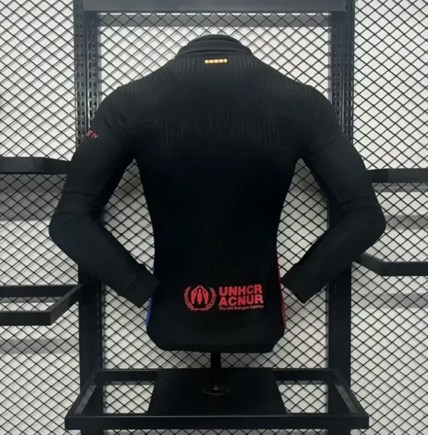 24-25 Barcelona Away Jersey Long Sleeve Player Version - Image 4