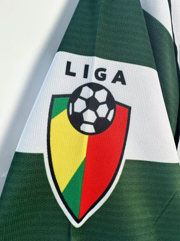 Sporting Lisbon Retro Home Long sleeve Jersey 2003-04 - Image 7