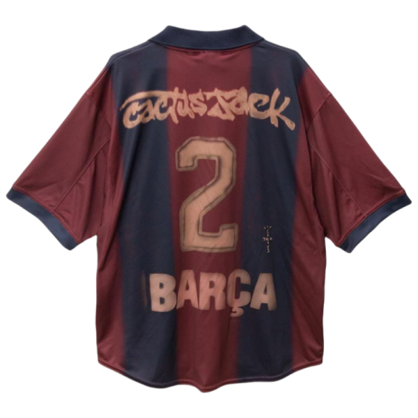 Barcelona X Travis Scott Home Shirt fan version Soccer Jersey 25-26 Non-Customize （Custom numbers are not supported） - Image 2