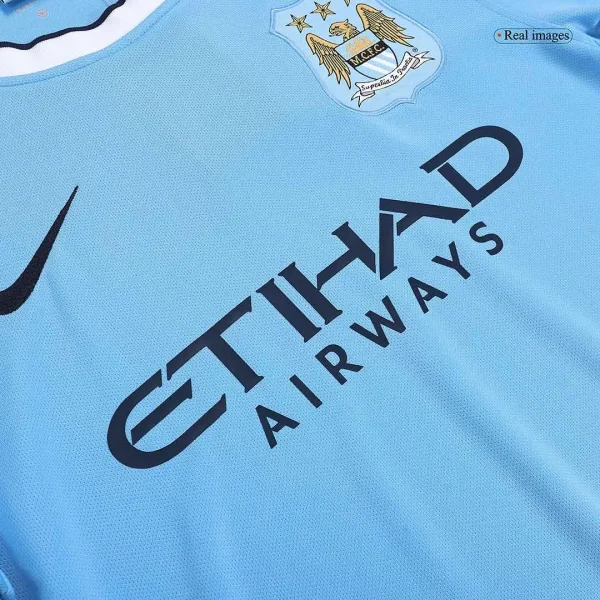 2011/12 Manchester City Retro Home Jersey - Image 7