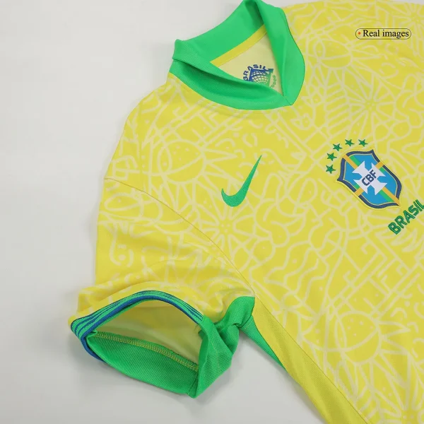 Brazil Home Jersey RODRYGO #10 VINI JR. #7 Copa America 2024 - Image 9