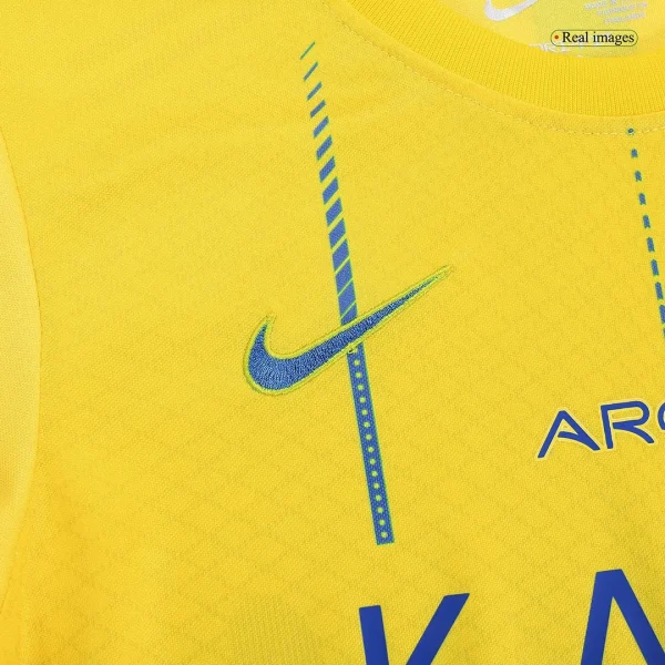 2023/24 Kids Al Nassr Home Whole Kit(Jersey+Shorts+Socks) - Image 5