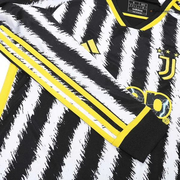 2023-24  Juventus Home Long Sleeve Jersey - Image 9