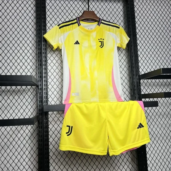 Kids Juventus Away Jersey Kit 2024-25 - Image 3