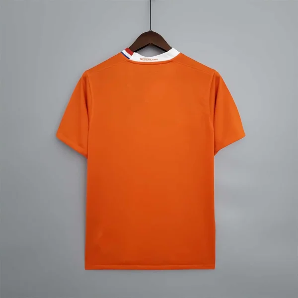 Netherlands Retro Jersey Home 2008 - Image 4