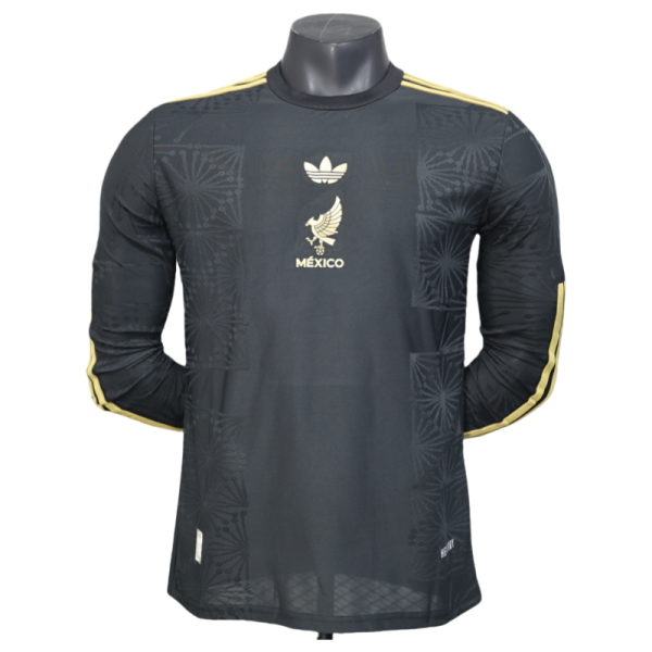 Mexico Shirt Soccer Third Jersey Long Sleeve Player Version 2025 - Image 3