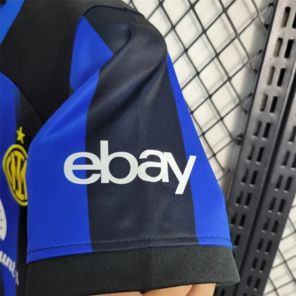 23-24 Inter Milan Home Kids Kit Jersey+Shorts - Image 8