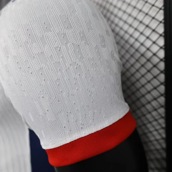 24/225 PSG Away Player version white red yellow blue Soccer Jersey - Image 8