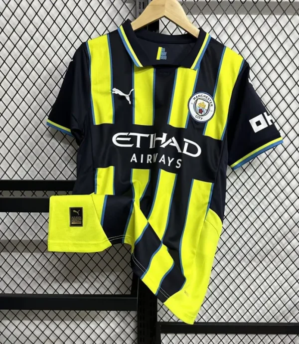 24-25 Manchester City Away Jersey Replica - Image 3