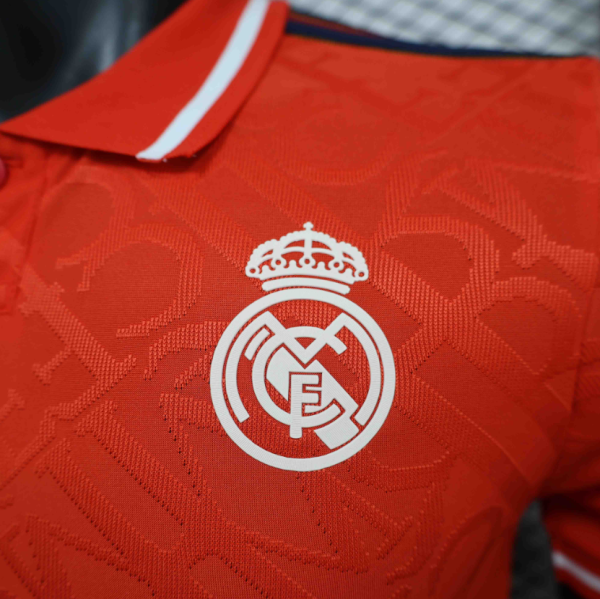 24-25 Real Madrid Red Special Edition Player Version Shirt - Image 5