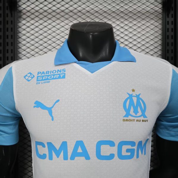 Marseilles Home Soccer Jersey Player Version 25-26 - Image 3