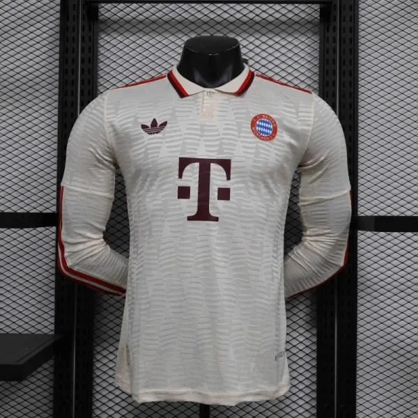 24-25 Bayern Munich Third Away Player Version Long Sleeve - Image 3