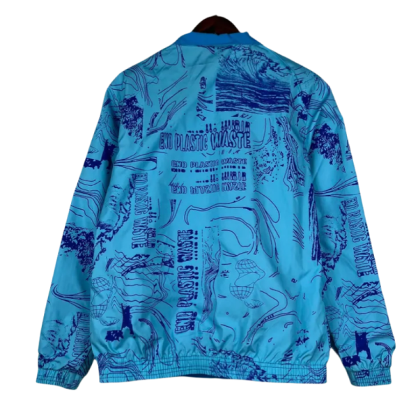 2023-2024 Inter Miami Reversible Windbreaker Blue Soccer Jersey 1:1 Thai Quality - Image 3