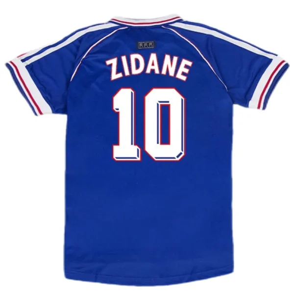 1998 France Retro Jersey Home World Cup - Image 2
