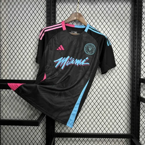 24-25 Inter Miami Special Edition Black Kit Soccer Uniform Jersey - Image 8