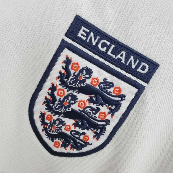 2000 England Retro Jersey Home Replica Euro Cup - Image 5