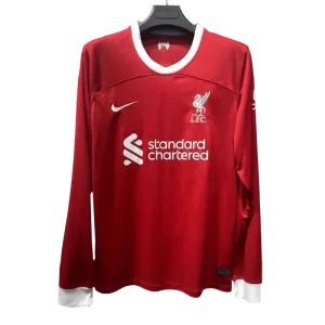 23-24 Liverpool Home Long Sleeve Jersey