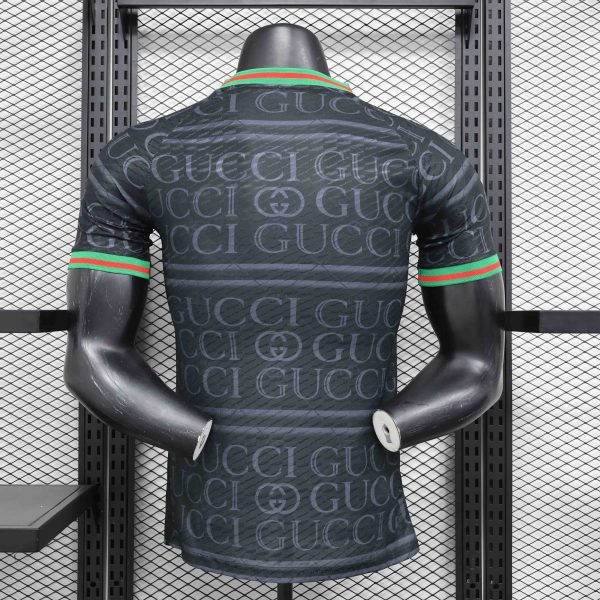 24-25 Real Madrid VS GUCCI Black Player Version Jersey - Image 10
